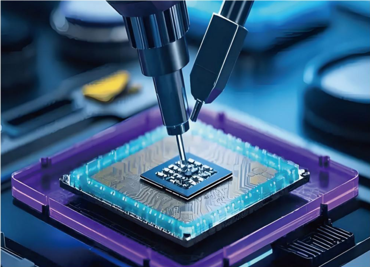 High borosilicate substrate glass for chip packaging